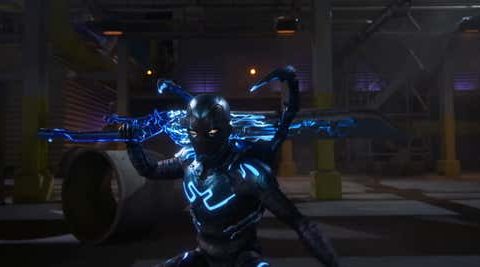 Image for article titled Everything We Spotted in Blue Beetle's Electrifying New Trailer
